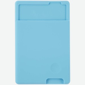 Кардхолдер для смартфона Barn&Hollis силикон крепление 3М голубой (УТ000031280)