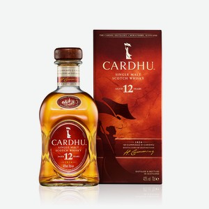 Виски Cardhu 12 лет в подарочной упаковке, 0.7л Великобритания