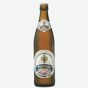 Пиво Arcobrau Weissbier Hell безалкогольное, 0.5л Германия