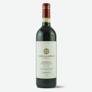Вино Fattoria Pogni Terre del Bruno Chianti Riserva Poggio ai Falchi красное сухое, 0.75л Италия