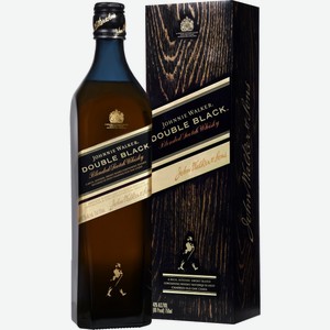 Виски Johnnie Walker Double Black в подарочной упаковке, 0.7л Великобритания