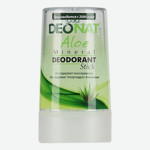 Дезодорант-кристалл с соком алоэ вера Aloe Mineral Deodorant Stick: Дезодорант 40г
