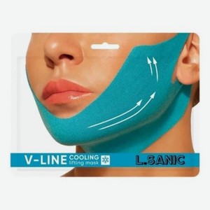 Маска-бандаж для коррекции овала лица с охлаждающим эффектом V-Line Cooling Lifting Face Mask: Маска 20г