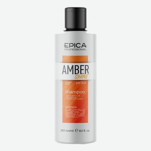 Шампунь для восстановления и питания волос с облепиховым маслом Amber Shine Organic Shampoo: Шампунь 250мл