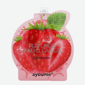 Парфюмерный гель для рук Perfumed Hand Clean Gel Strawberry 20мл (клубника)