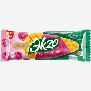 Мороженое Ekzo Эскимо манго-малина в фруктовой глазури, 70г