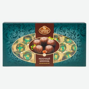 Конфеты «Сладкий остров» шоколадные с цельным орехом, 200 г