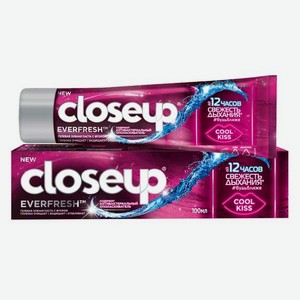 Зубная паста CloseUp Evefresh Cool Kiss с антибактериальным ополаскивателем, 100 мл