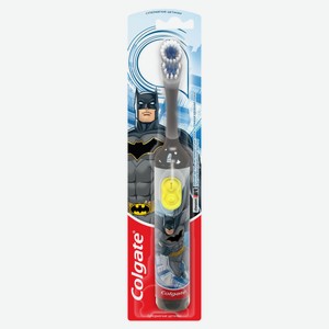 Электрическая зубная щетка детская Colgate Spiderman, питаемая от батареи 3+, супермягкая