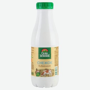 Напиток кисломолочный «Село Зеленое» Снежок 3,2% БЗМЖ, 430 мл
