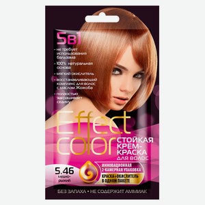 Крем-краска для волос Effect Color Медно-Рыжий тон 5.46, 50 мл