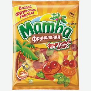 Мармелад жевательный Mamba Фрумеладки фруктовый микс, 140 г
