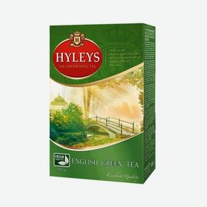 Чай зеленый Hyleys английский байховый крупнолистовой китайский 200г