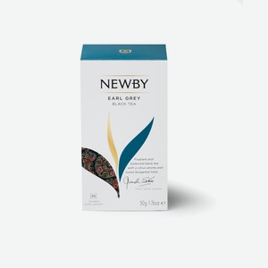 Чай черный Newby Earl Grey с бергамотом 25пак