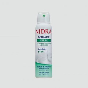 Дезодорант-аэрозоль освежающий, с молочными протеинами NIDRA Fresh Milk Deodorant Spray With Milk Proteins 150 мл