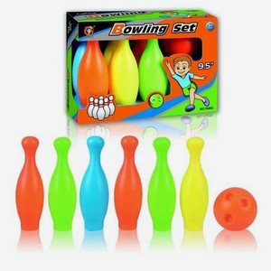 Игра Боулинг Bowling set в коробке В комплекте:6 кеглей,1 шар(диаметр 11,5см) YG21D