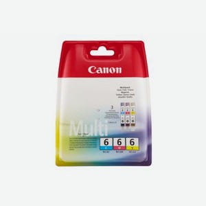 Набор картриджей Canon BCI-6 (4706A029) многоцветный, 3 картриджа