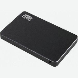 Внешний корпус для HDD/SSD AgeStar 3UB2AX1 SATA I/II/III алюминий черный 2.5 