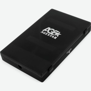 Внешний корпус для HDD/SSD AgeStar SUBCP1 SATA пластик черный 2.5 