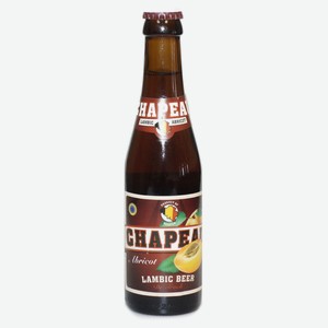 Пивной напиток Chapeau Apricot Lambic светлый фильтрованный 3,5%, 250 мл