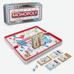 Настольная игра Monopoly Дорожная Монополия Роудтрип E5340