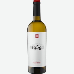 Вино Кубань-Вино,  1956  Шардоне Таманское сухое, 750 мл, Белое, Сухое