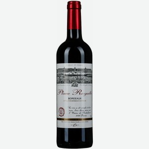 Вино  Пляс Руаяль  Бордо красное, 750 мл, Красное, Сухое