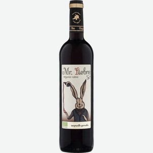 Вино  Мистер Льебре  Органик Темпранильо-Гарнача, 750 мл, Красное, Сухое