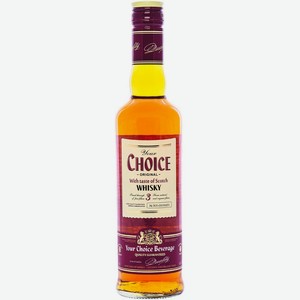 Виски  Ваш Выбор  3, Со вкусом шотландского виски, 500 мл