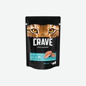 Корм для взрослых кошек Crave Лосось консервированный 70 г