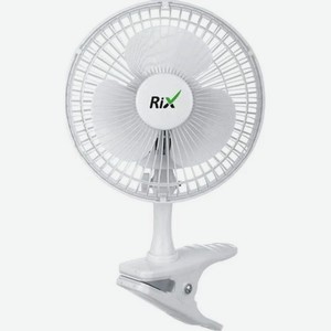 Вентилятор настольный Rix RDF-1500W, белый