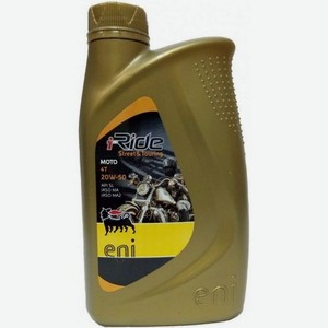 Моторное масло ENI I-Ride Moto, 20W-50, 1л, синтетическое [153896]