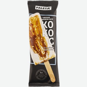 Мороженое молочное эскимо Палета кокос и шоколад Альфа-Продукт м/у, 70 г