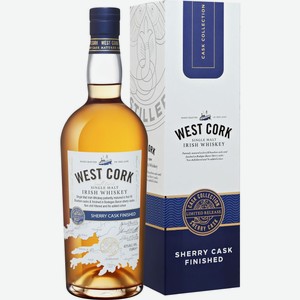 Виски West Cork Sherry Cask Finished в подарочной упаковке, 0.7л Ирландия