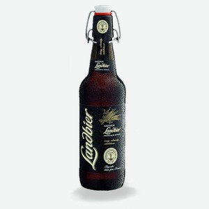 Пиво Landbier Bayreuther Original Dunkel темное, 0.5л Германия