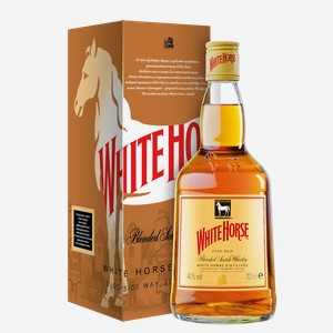Виски White Horse в подарочной упаковке, 0.7л Россия