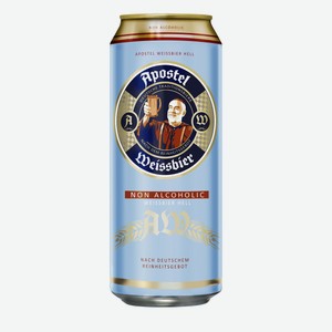 Пиво Apostel Weissbier безалкогольное, 0.5л Германия