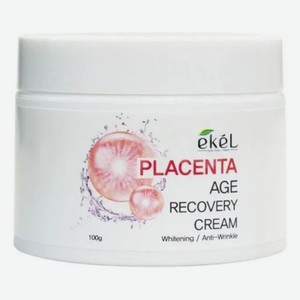Антивозрастной крем для лица с экстрактом плаценты Placenta Age Recovery Cream 100г