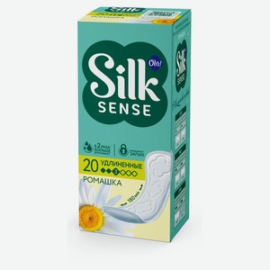 Прокладки ежедневные Ola! Silk Sense Daily Large Deo «Ромашка», 20 шт