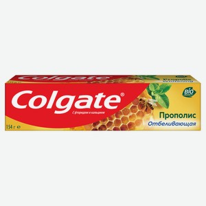 Зубная паста Colgate Прополис отбеливающая с натуральными ингредиентами, 100 мл