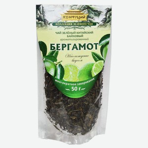 Чай зеленый «Конфуций» Бергамот листовой, 50 г
