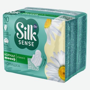 Прокладки гигиенические Ola! Silk Sense Normal толстые Ромашка 10шт
