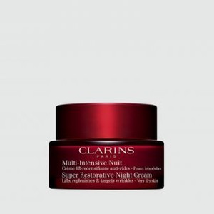 Восстанавливающий ночной крем с эффектом лифтинга для сухой кожи Multi-Intensive CLARINS Super Restorative Night Cream For Very Dry Skin 50 мл