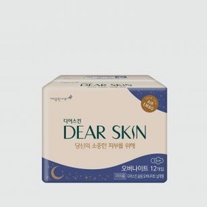 Прокладки DEAR SKIN Air embo sanitary pad overnight 12 шт
