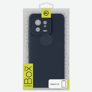 Накладка силикон iBox Case для Xiaomi 13 с защитой камеры и подложкой, синий