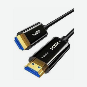 Кабель UGREEN HD141 (60312) 8K HDMI Male to Male Fiber Optic Cable. 25 м. черный