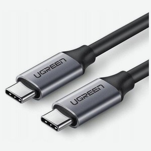 Кабель UGREEN US161 (50751) USB 3.1 Type C Male to C Male Cable Nickel Plating Aluminum Shell Gray