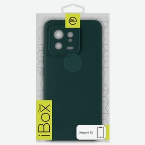 Накладка силикон iBox Case для Xiaomi 13 с защитой камеры и подложкой, зеленый