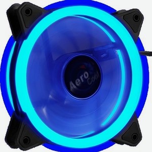 Вентилятор Aerocool Rev Blue (120мм, 15.1dB, 1200rpm, 3 pin+ Molex, подсветка) RTL