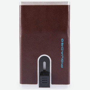 Чехол для кредитных карт Piquadro Blue Square PP4825B2R/MO коричневый натур.кожа
